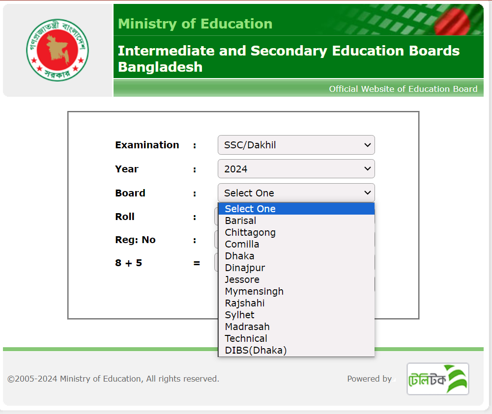 SSC Result 2024 Bangladesh Education Board with Full Marksheet