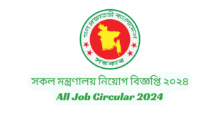 সকল মন্ত্রণালয় নিয়োগ বিজ্ঞপ্তি ২০২৪ | All Job Circular 2024