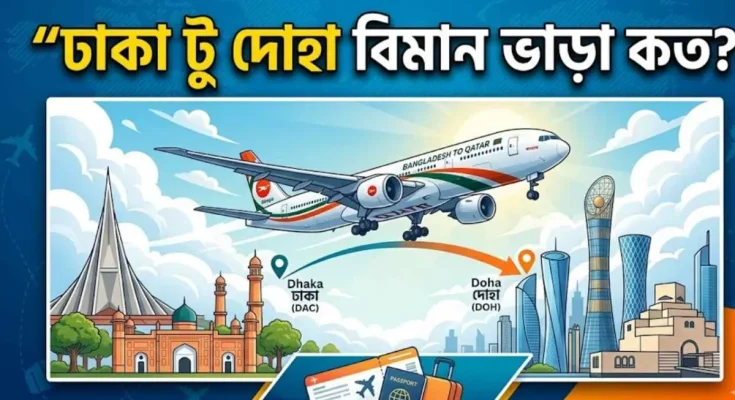 ঢাকা টু দোহা বিমান ভাড়া কত