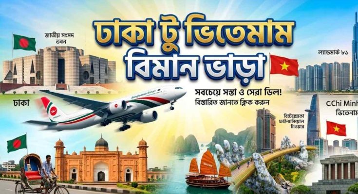 ঢাকা টু ভিয়েতনাম বিমান ভাড়া