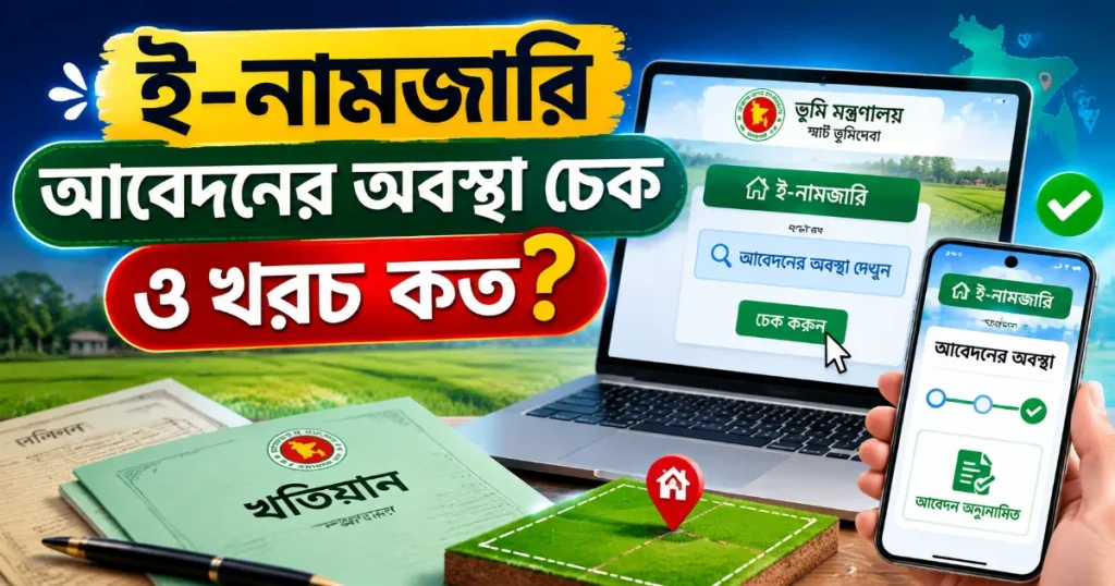 ই-নামজারি আবেদনের অবস্থা চেক.png