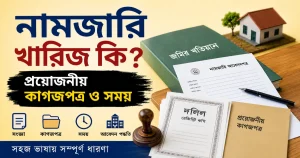 নামজারি খারিজ কি? প্রয়োজনীয় কাগজপত্র ও সময়