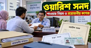 ওয়ারিশ সনদ পাওয়ার নিয়ম ও প্রয়োজনীয় কাগজ