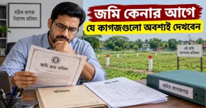 জমি কেনার আগে যে কাগজগুলো অবশ্যই দেখবেন