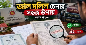 জাল দলিল চেনার সহজ উপায়গুলো কি কি?